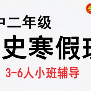 忻州高二歷史寒假一對一輔導