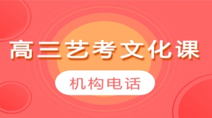 太原高三藝考文化課輔導機構電話